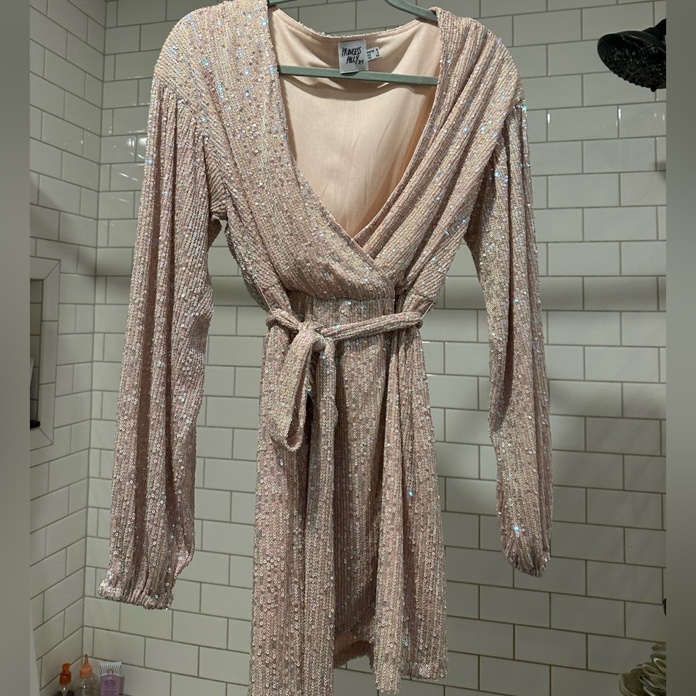 Dancing Queen Mini Dress Pink